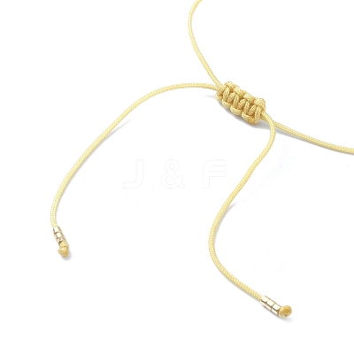 Glass Seed Column Link Bracelet BJEW-MZ00030-02-1