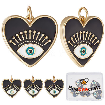 Brass Micro Pave Cubic Zirconia Pendants KK-BBC0005-07-1