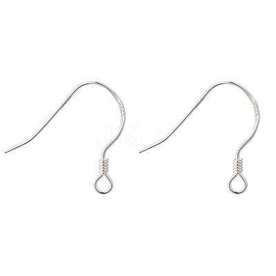 925 Sterling Silver Earring Hooks X-STER-K167-049A-S-1
