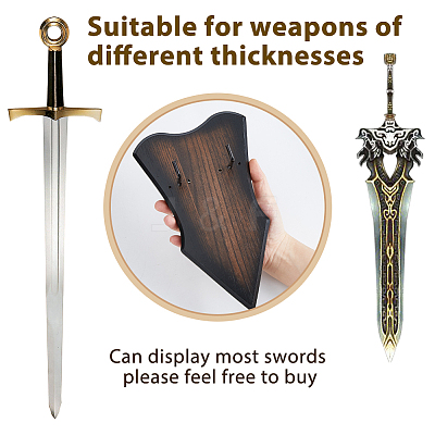 Wooden Sword Katana Holder Stand ODIS-WH0081-12A-1