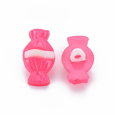 1-Hole Plastic Buttons BUTT-N018-006-1