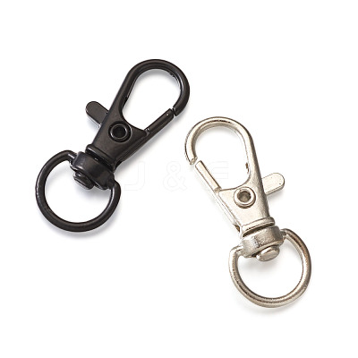 Alloy Swivel Lobster Claw Clasps PALLOY-CD0001-04-1