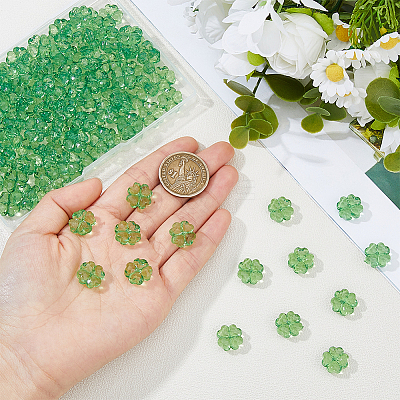 200Pcs Transparent Acrylic Beads TACR-HS0001-04-1