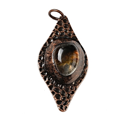 Natural Smoky Quartz Big Pendants X-G-D468-32R-1