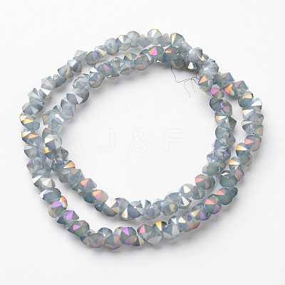 Electroplate Glass Bead Strands EGLA-J138-A-FR02-1