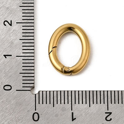 304 Stainless Steel Spring Gate Rings STAS-B128-04G-01-1