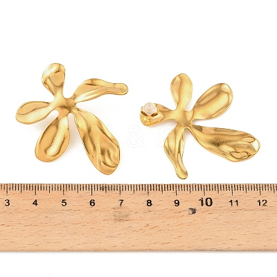 Valentine's Day 304 Stainless Steel Stud Earrings EJEW-D361-03G-01-1