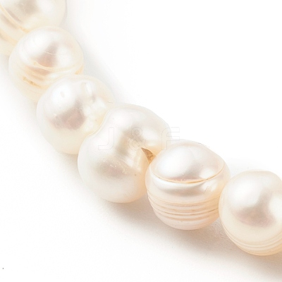 3Pcs 3 Styles Natural Cultured Freshwater Pearl Stretch Beaded Bracelets Sets BJEW-JB06266-1