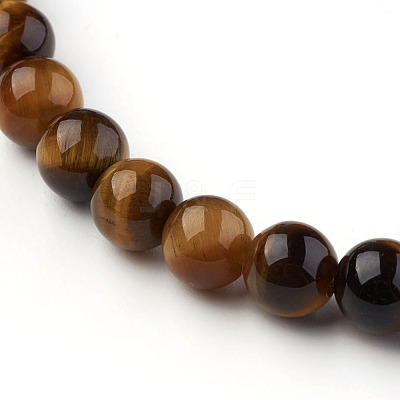 Natural Tiger Eye Beads Strands X-G-G099-6mm-5-1