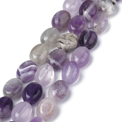 Natural Amethyst Beads Strands G-Z006-A16-1