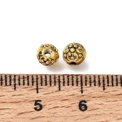 Tibetan Style Alloy Beads AL-CBA3B63-15AG-1