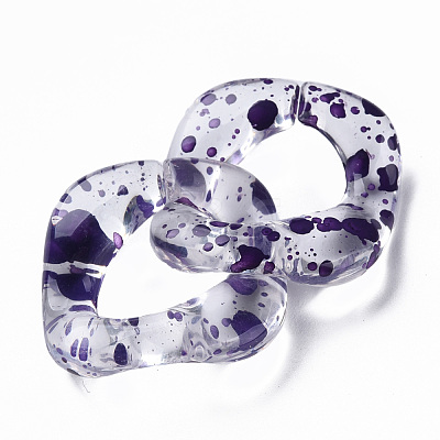 Transparent Acrylic Linking Rings OACR-N009-016A-12-1