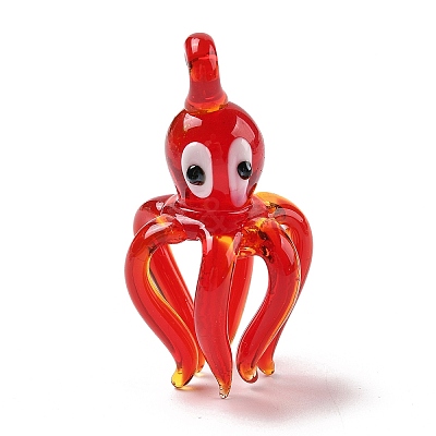 Handmade Lampwork Pendants LAMP-R001-05A-1