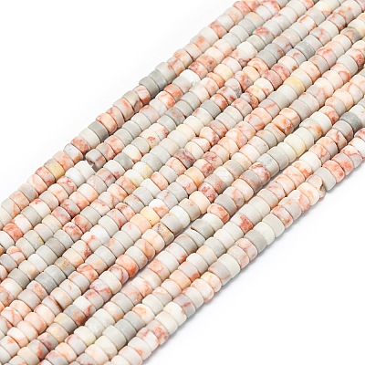 Natural Red Netstone Beads Strands G-P575-B19-4x2mm-1