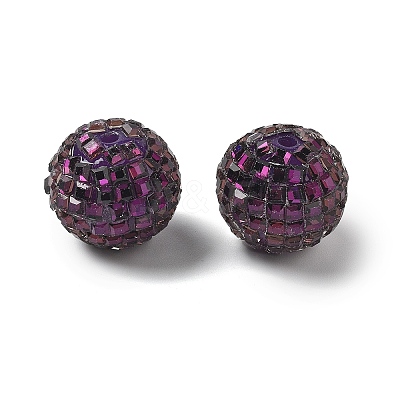 Acrylic Rhinestone Beads OACR-D307-01G-20mm-1