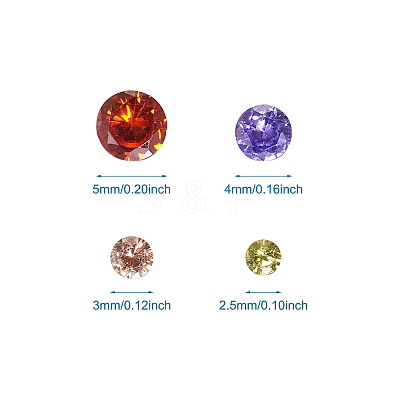 Cubic Zirconia Cabochons ZIRC-TA0001-06-1