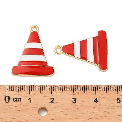 Alloy Enamel Pendants FIND-C074-01G-02-1