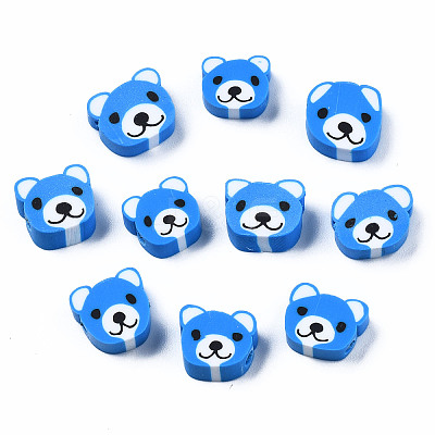 Handmade Polymer Clay Beads LS-CLAY-S096-004G-1