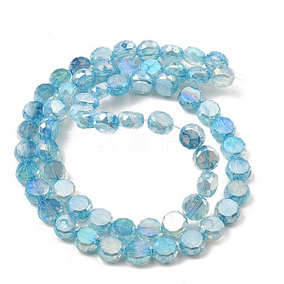 Imitation Jade Glass Beads Strands GLAA-P058-05A-05-1
