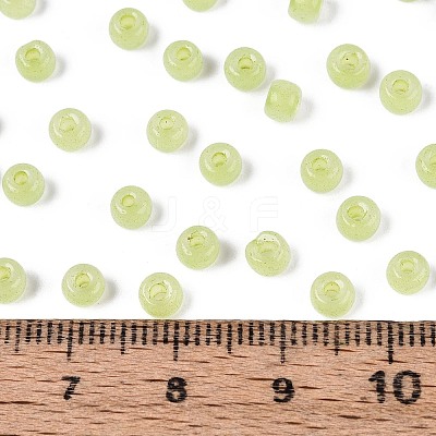 6/0 Transparent Inside Colours Glass Seed Beads SEED-N008-08J-1