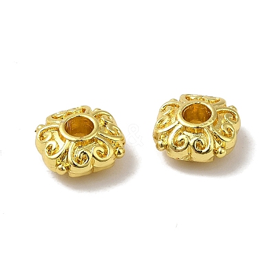 Rack Plating Alloy Beads PALLOY-P296-04G-1