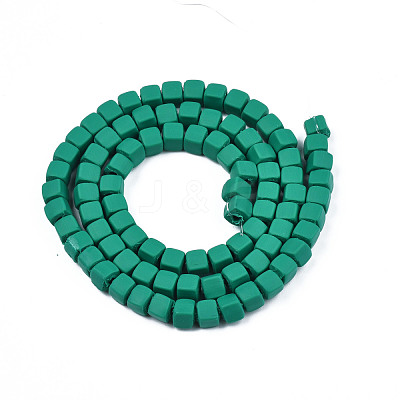 Handmade Polymer Clay Beads Strands CLAY-S092-78E-1