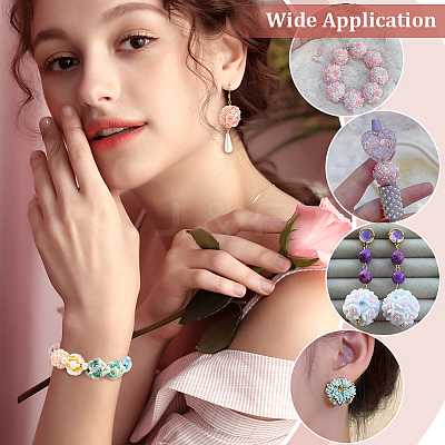 15Pcs 15 Colors Opaque Resin Beads RESI-PH0002-67-1