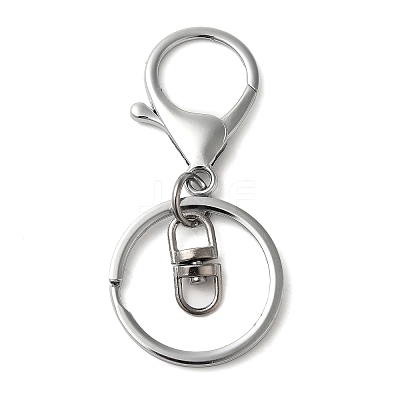 Alloy Keychain Clasp Findings X-KEYC-D050-03P-1