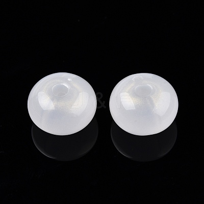 Opaque Acrylic with Glitter Powder Beads SACR-G024-08-1