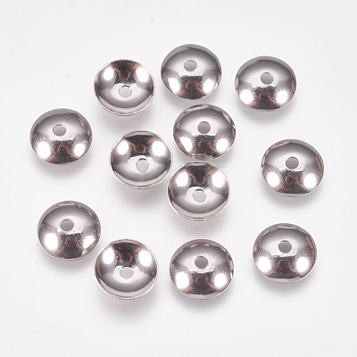 Non-Tarnish Apetalous 201 Stainless Steel Bead Caps X-STAS-L205-13D-1