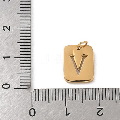 304 Stainless Steel Charms STAS-R001-01G-V-1