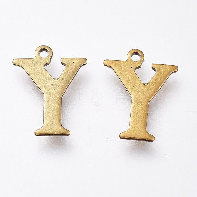 PVD Vacuum Plating  304 Stainless Steel Charms STAS-H112-Y-AB-1
