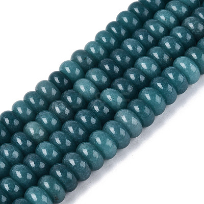 Natural White Jade Beads Strands G-Q613-01F-09-1