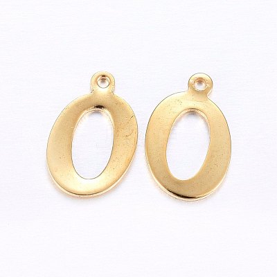 201 Stainless Steel Pendants X-STAS-O098-03G-O-1