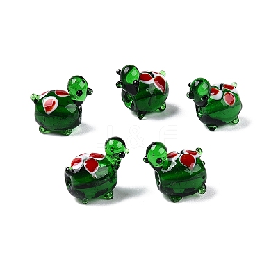 Handmade Lampwork Beads Strands LAMP-N024-36A-1