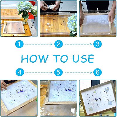 Wooden Paper Making DIY-WH0171-46A-1