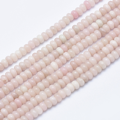 Natural Pink Opal Beads Strands G-E444-29-4mm-1