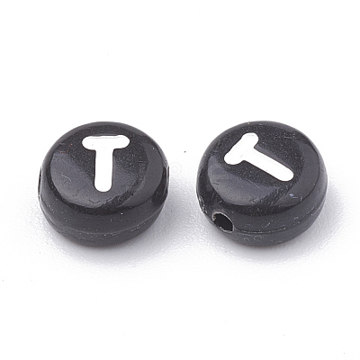 Opaque Acrylic Beads X-SACR-N002-02T-1