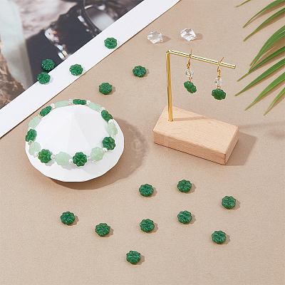 100Pcs Imitation Jade Glass Beads GLAA-HS0001-10A-1