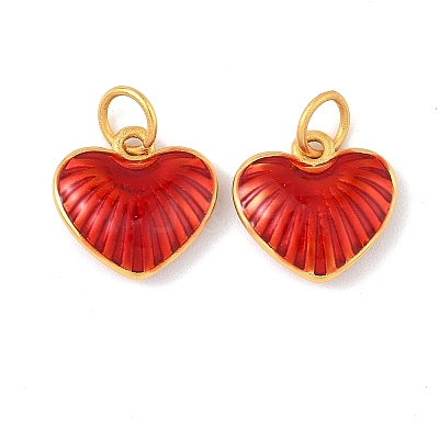 Brass Enamel Pendants KK-K364-25A-01-1