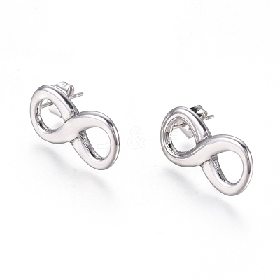 304 Stainless Steel Stud Earrings EJEW-I235-09-1