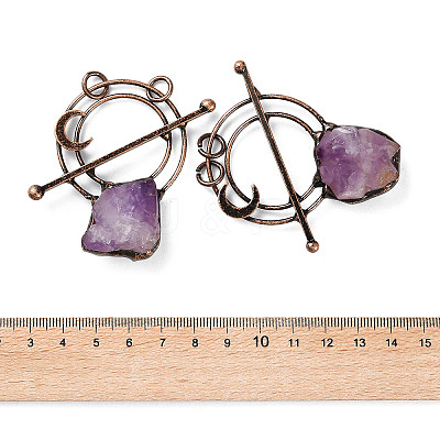 Natural Lavender Amethyst Big Pendants G-A227-08A-R-1