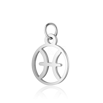 Non-Tarnish 304 Stainless Steel Charms STAS-T036-T513-A-M-1