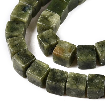 Natural TaiWan Jade Beads Strands G-T139-6x6-21A-1