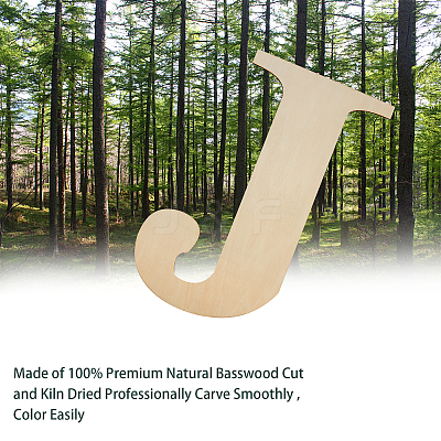 Unfinished Wood Shape WOOD-CN0001-010J-1
