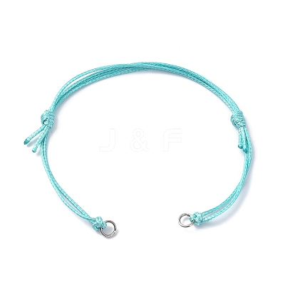 Adjustable Eco-Friendly Korean Waxed Polyester Cord Bracelet Making AJEW-JB01195-01-1