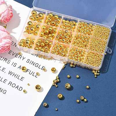 1377Pcs 5 Styles ABS Plastic Beads OACR-FS0002-43-1