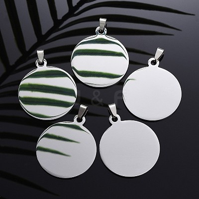 Tarnish Resistant 304 Stainless Steel Pendants LS-STAS-I140-01B-S-1