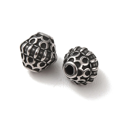 304 Stainless Steel Beads SA-CBA9DCB-06AS-1