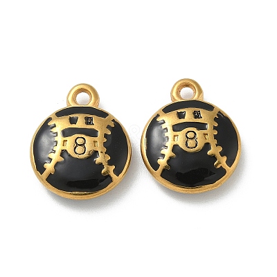 Ion Plating(IP) 304 Stainless Steel Pendants STAS-R008-07G-04-1
